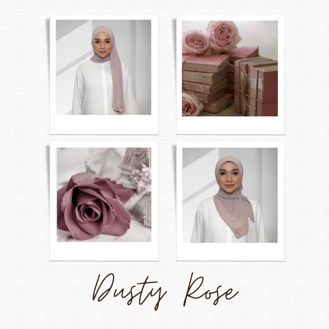 Dusty Rose - Classic Chiffon (Shawl)