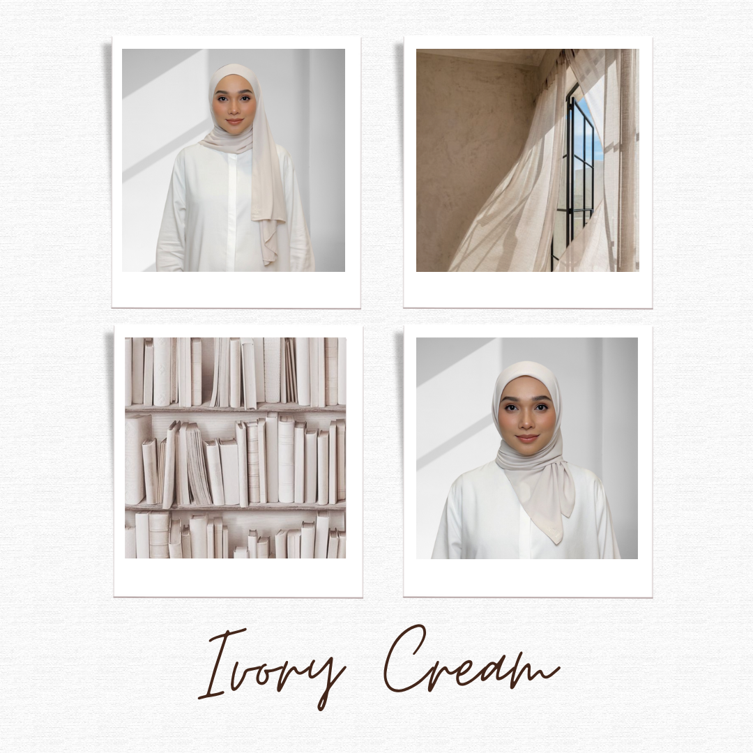 Ivory Cream - Classic Chiffon (Square)