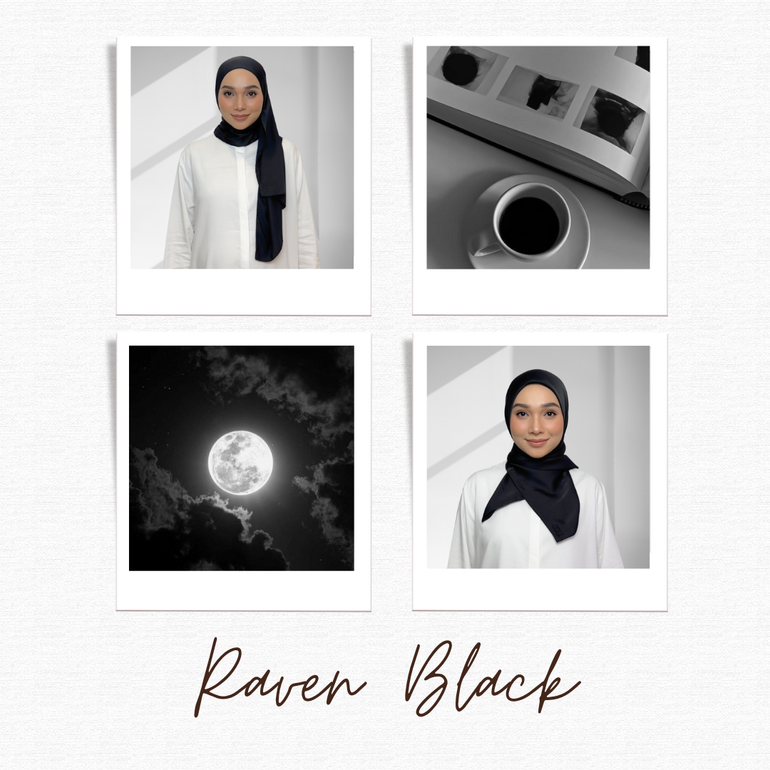 Raven Black - Signature Silks (Shawl)